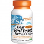 อาหารเสริม coq10 ราคาส่ง ยี่ห้อ Doctor s Best, Best Red Yeast Rice 1200, with CoQ10, 1200 mg, 180 Tablets